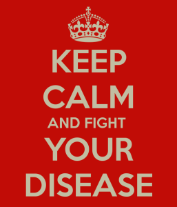 keep-calm battle disease