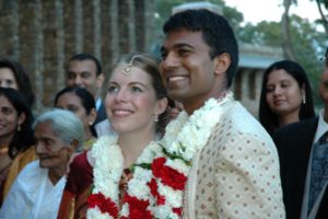 Lucy and Paul Kalanithi on their wedding day
